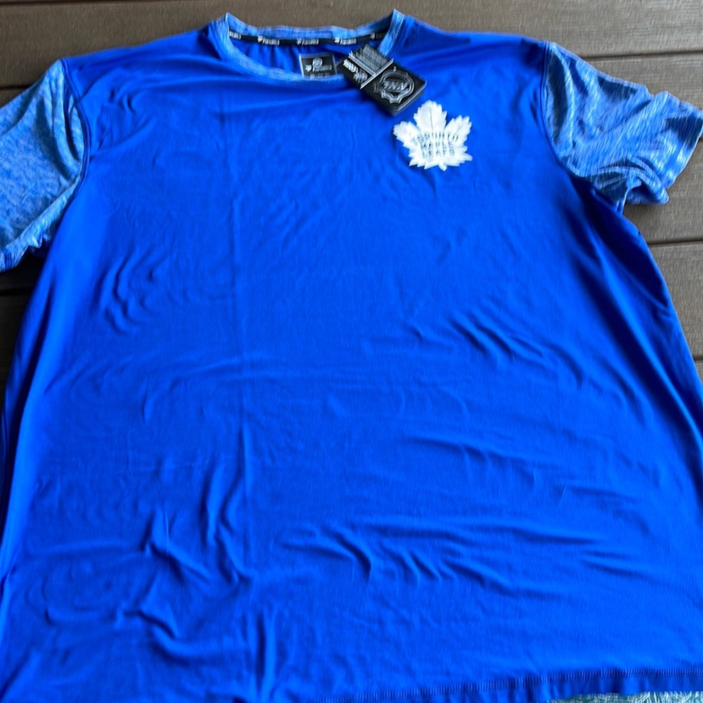 NWT NHL TORONTO MAPLE LEAFS PERFORMANCE S/S T-SHIRT SZ:3XL 3X XXXL